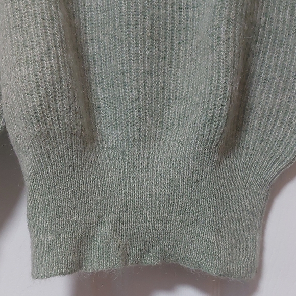Classic Light Olive Crewneck Sweater - Picture 4 of 11